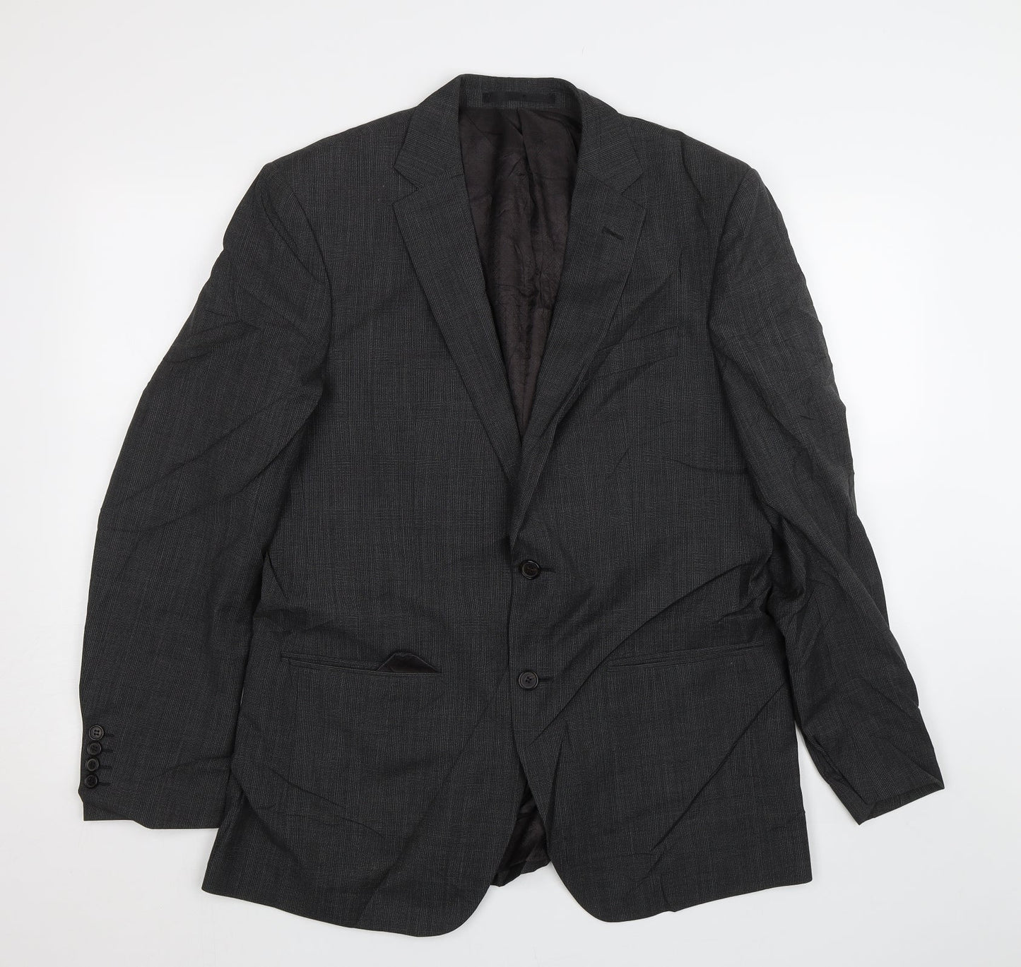 Mens UK Size 40 M&S Regular Grey Suit Jacket