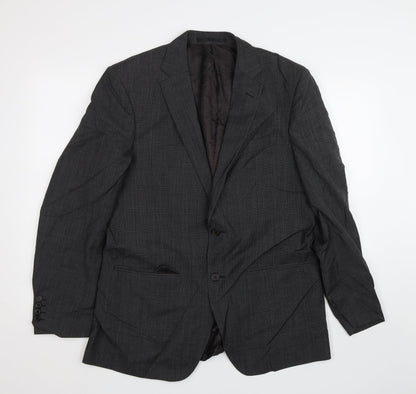 Mens UK Size 40 M&S Regular Grey Suit Jacket
