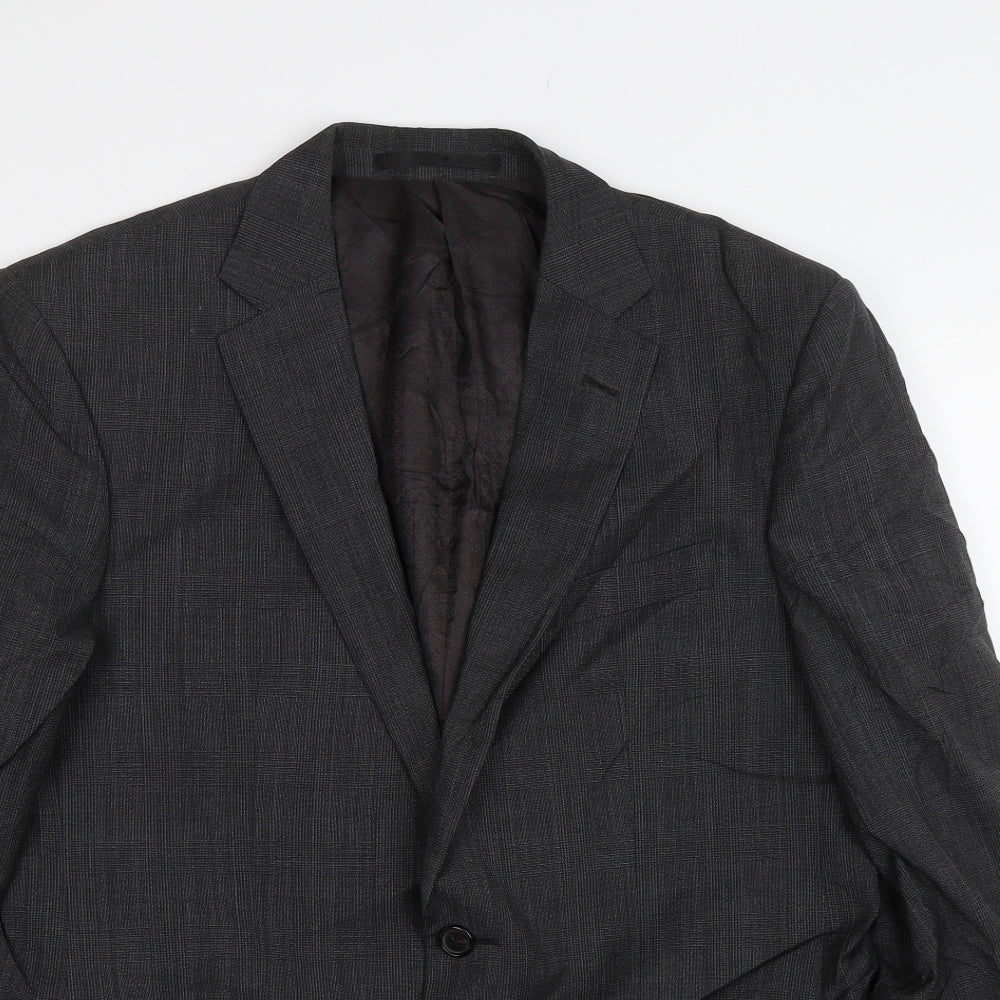 Mens UK Size 40 M&S Regular Grey Suit Jacket