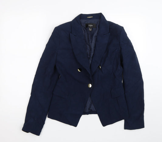 Mango Womens Blue   Jacket Suit Size S