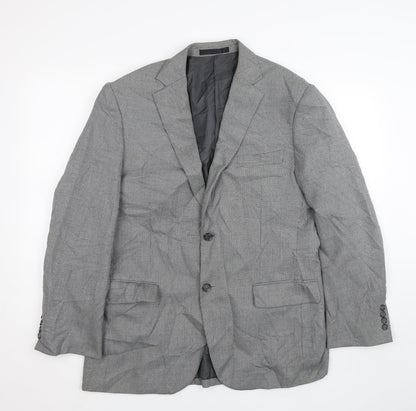 Mens UK Size M M&S Regular Grey Suit Jacket