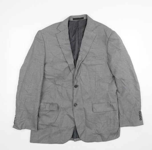 Mens UK Size M M&S Regular Grey Suit Jacket