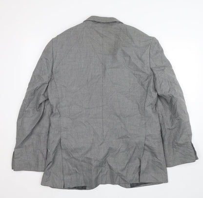 Mens UK Size M M&S Regular Grey Suit Jacket