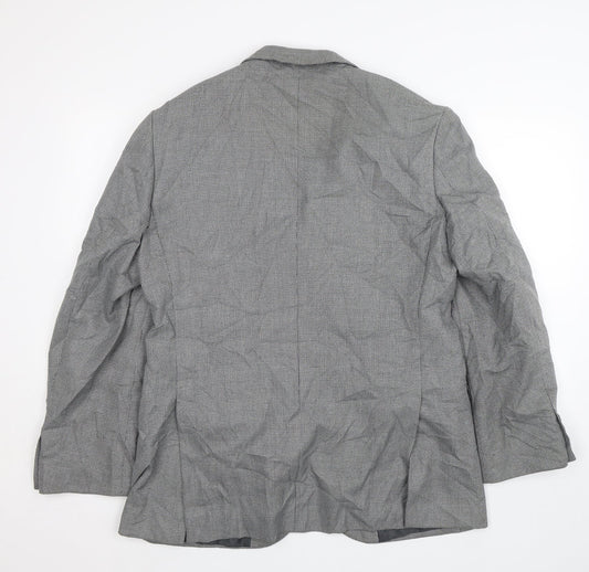 Mens UK Size M M&S Regular Grey Suit Jacket