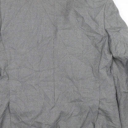 Mens UK Size M M&S Regular Grey Suit Jacket
