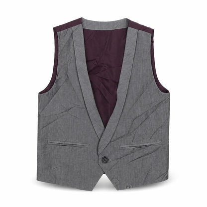 Next Boys Grey   Jacket Waistcoat Size 4-5 Years
