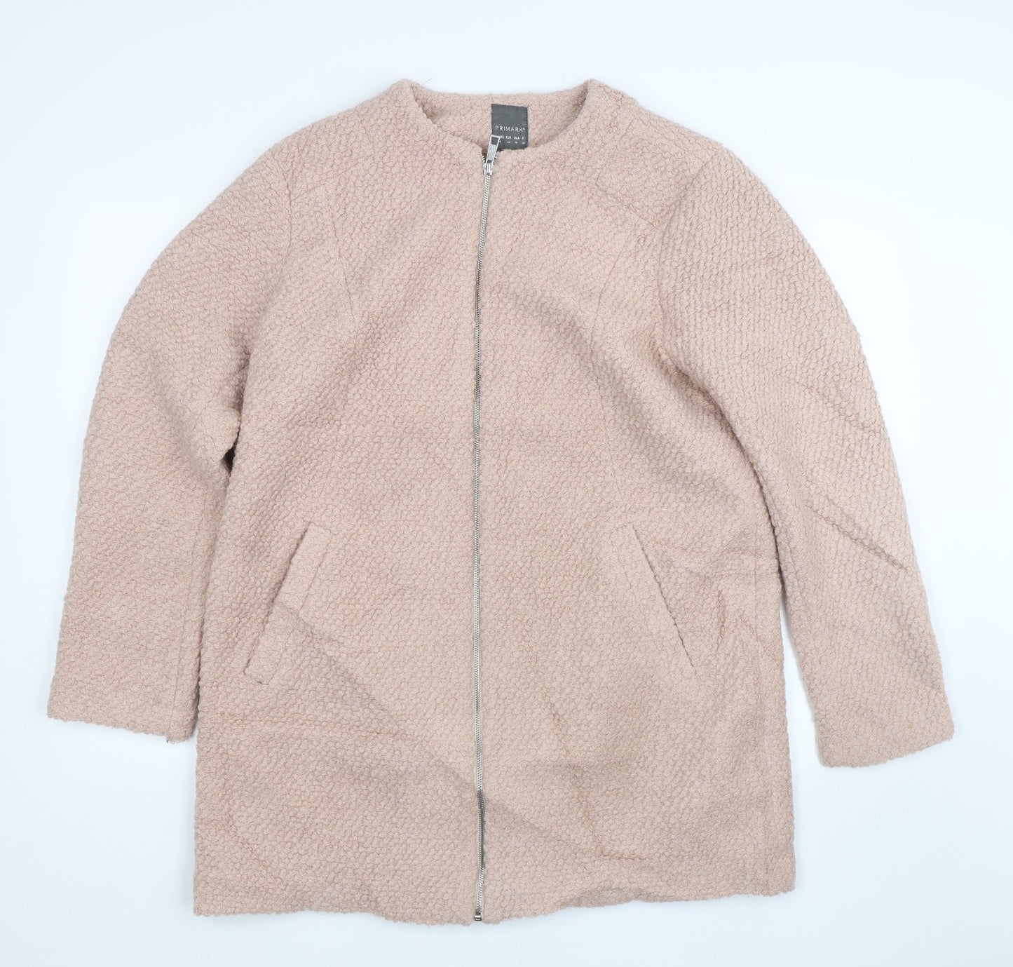 Primark Womens Pink   Overcoat Coat Size 16