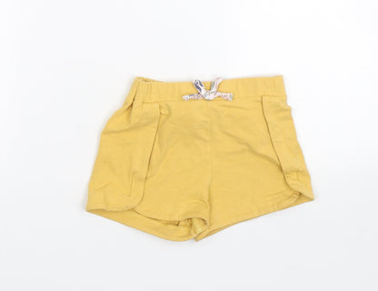Tommy Bahama Girls Yellow   Sweat Shorts Size 2-3 Years