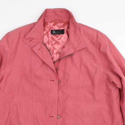 Womens UK Size 16 BHS Pink Overcoat