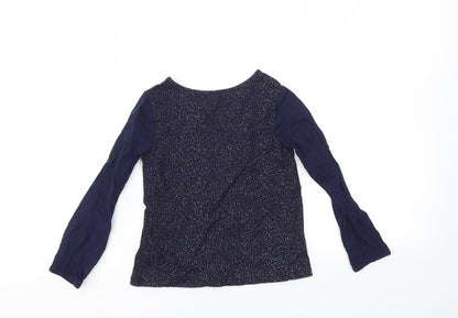 Gap Girls Blue   Basic T-Shirt Size 5 Years