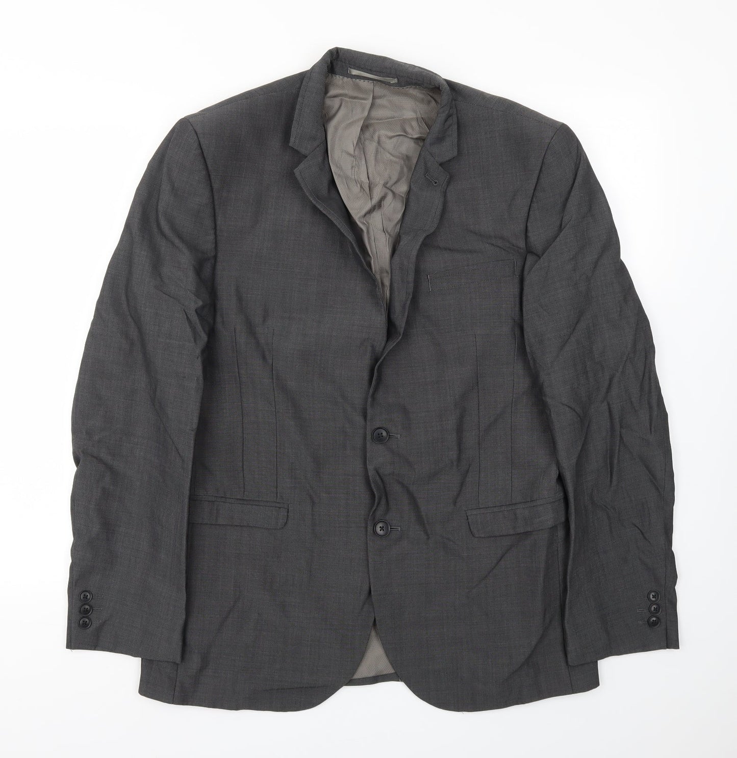 Mens UK Size 42 NEXT Regular Grey Suit Jacket