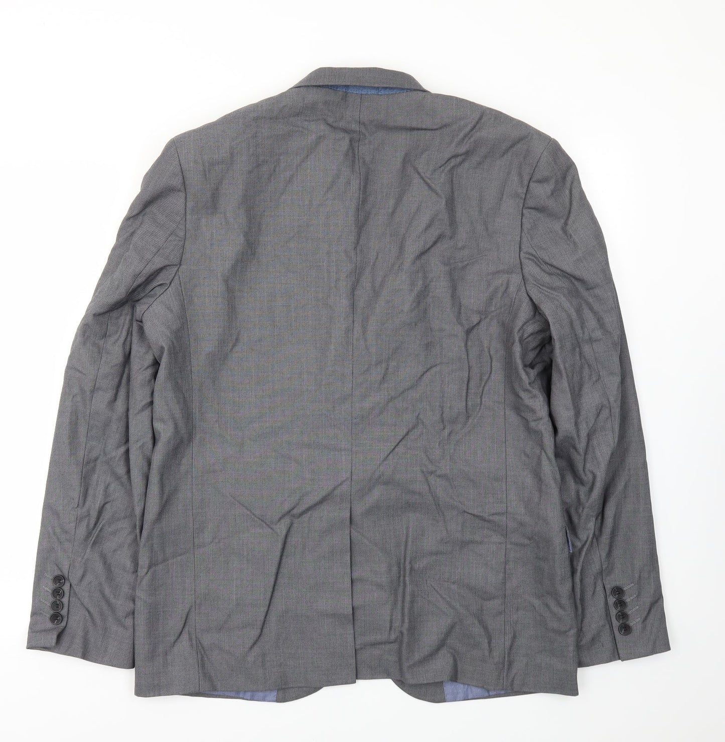 Mens UK Size 42 Cedar Wood State Regular Grey Suit Jacket