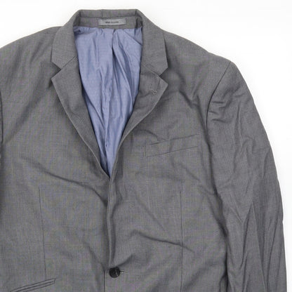 Mens UK Size 42 Cedar Wood State Regular Grey Suit Jacket