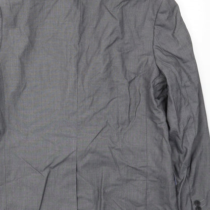 Mens UK Size 42 Cedar Wood State Regular Grey Suit Jacket