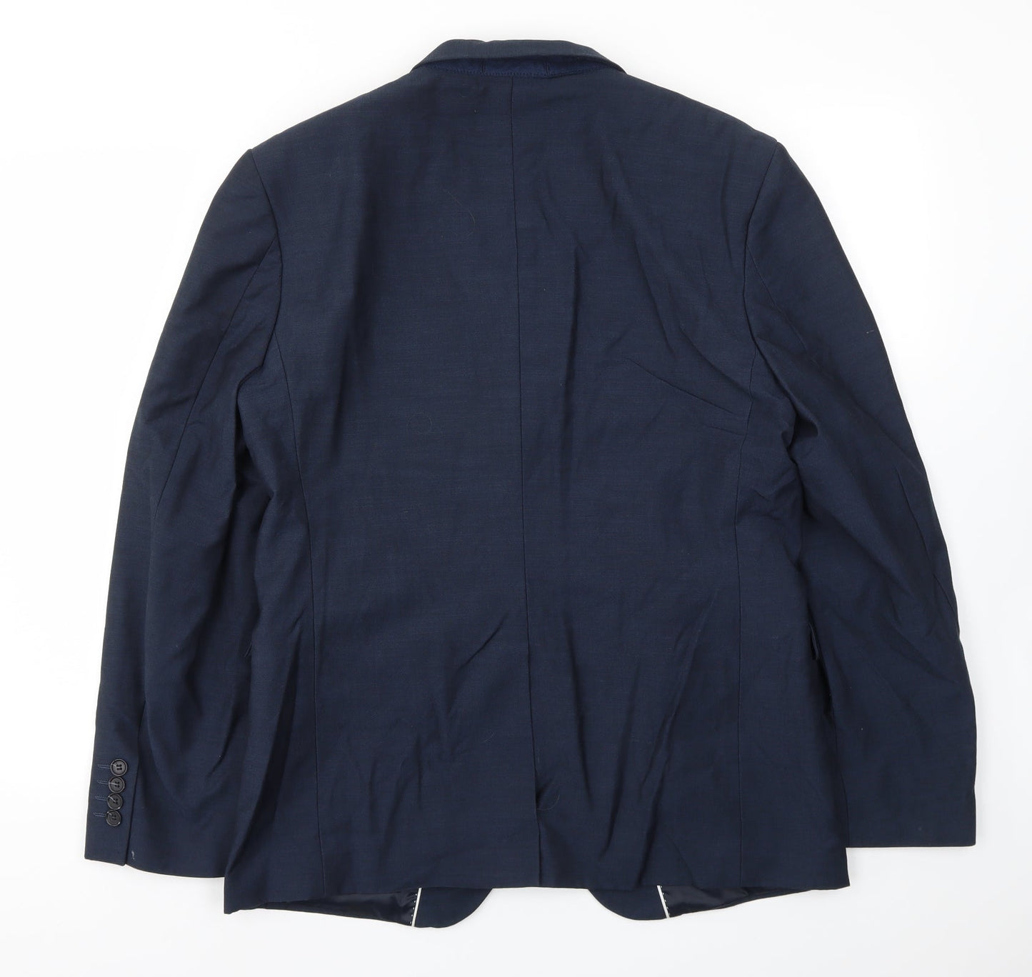 Mens UK Size 42 Cedar Wood State Regular Blue Suit Jacket