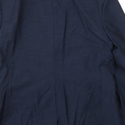 Mens UK Size 42 Cedar Wood State Regular Blue Suit Jacket
