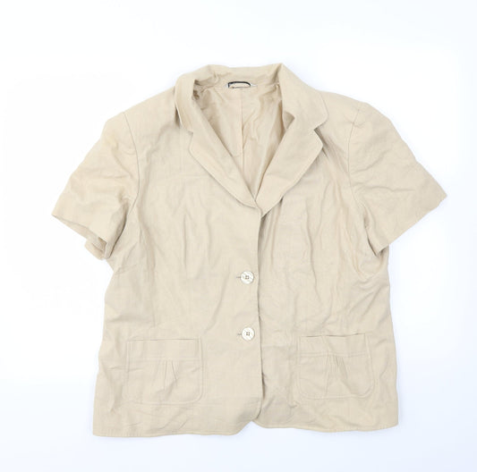 BHS Womens Beige   Jacket Blazer Size 20