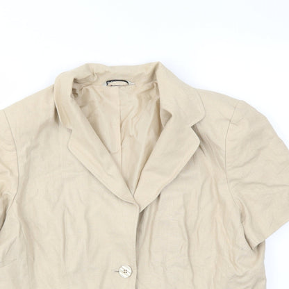 BHS Womens Beige   Jacket Blazer Size 20