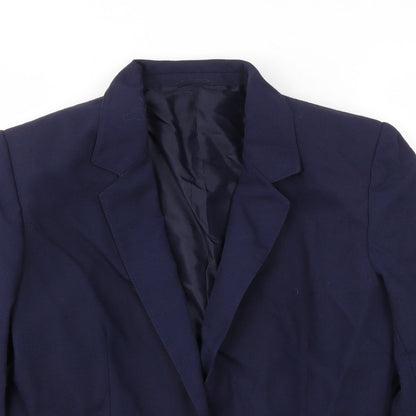 St Micahel Womens Blue   Jacket Blazer Size 14