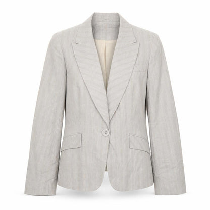 Womens UK Size 12 AMARANTO Regular Beige Blazer