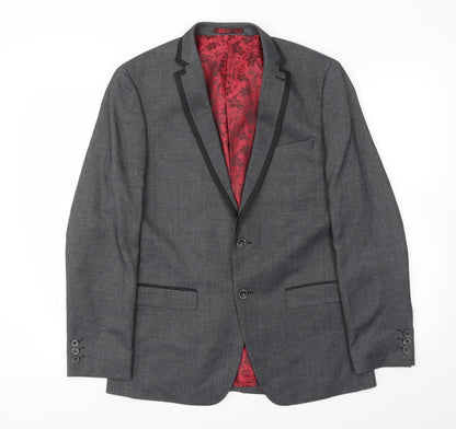 Mens UK Size 40 Greenwoods Regular Grey Suit Jacket