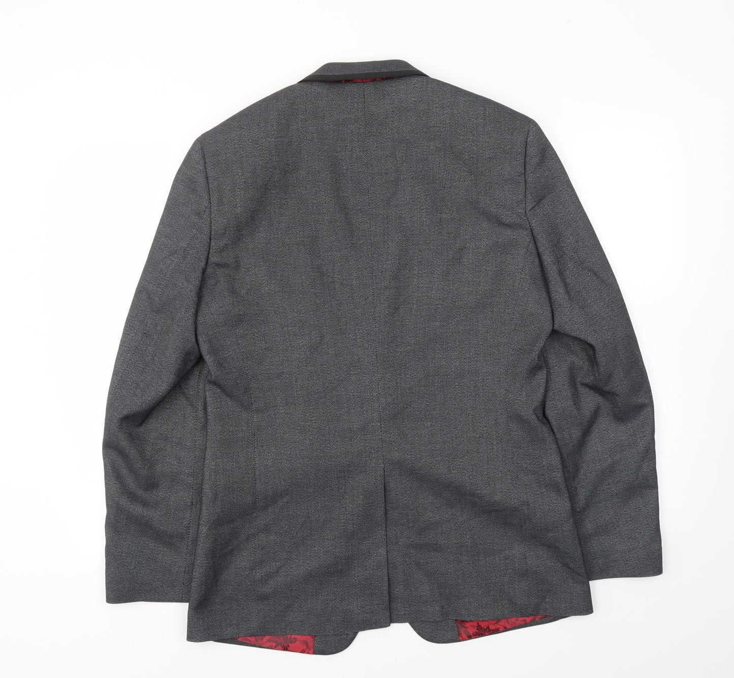 Mens UK Size 40 Greenwoods Regular Grey Suit Jacket