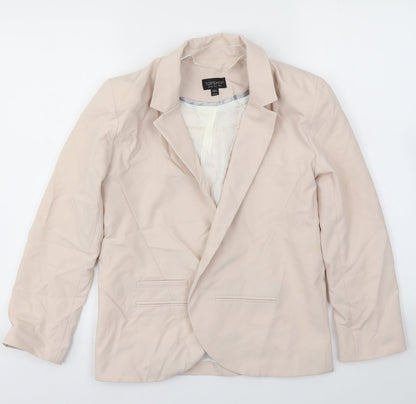 Topshop Womens Pink   Jacket Blazer Size 8