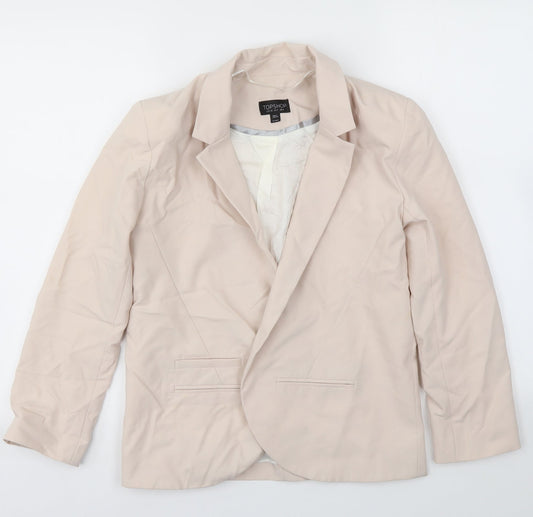 Topshop Womens Pink   Jacket Blazer Size 8