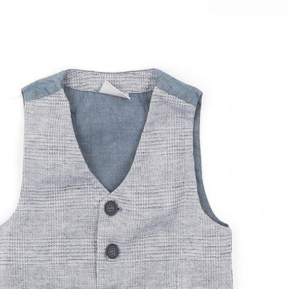 NEXT Boys Blue   Basic Jacket Waistcoat Size 3 Years
