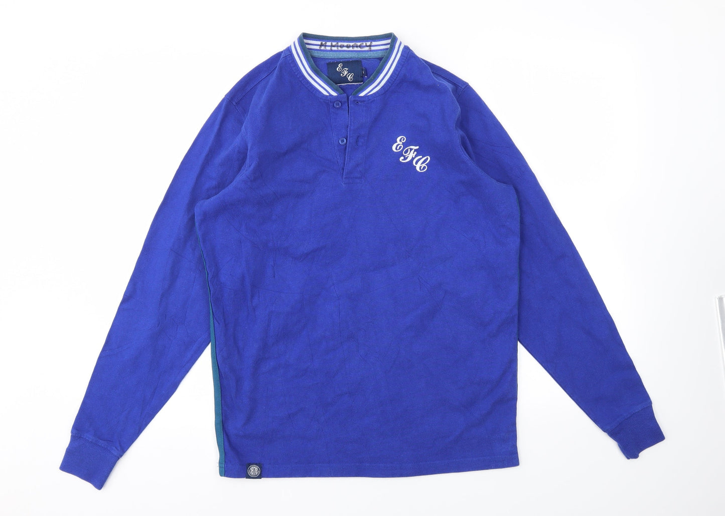 Mens UK Size M Preworn Blue Pullover Sweatshirt