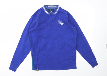 Mens UK Size M Preworn Blue Pullover Sweatshirt
