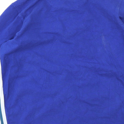 Mens UK Size M Preworn Blue Pullover Sweatshirt