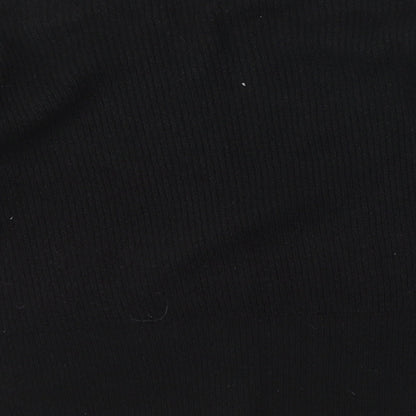Nutmeg Womens Black   Pullover Jumper Size 8