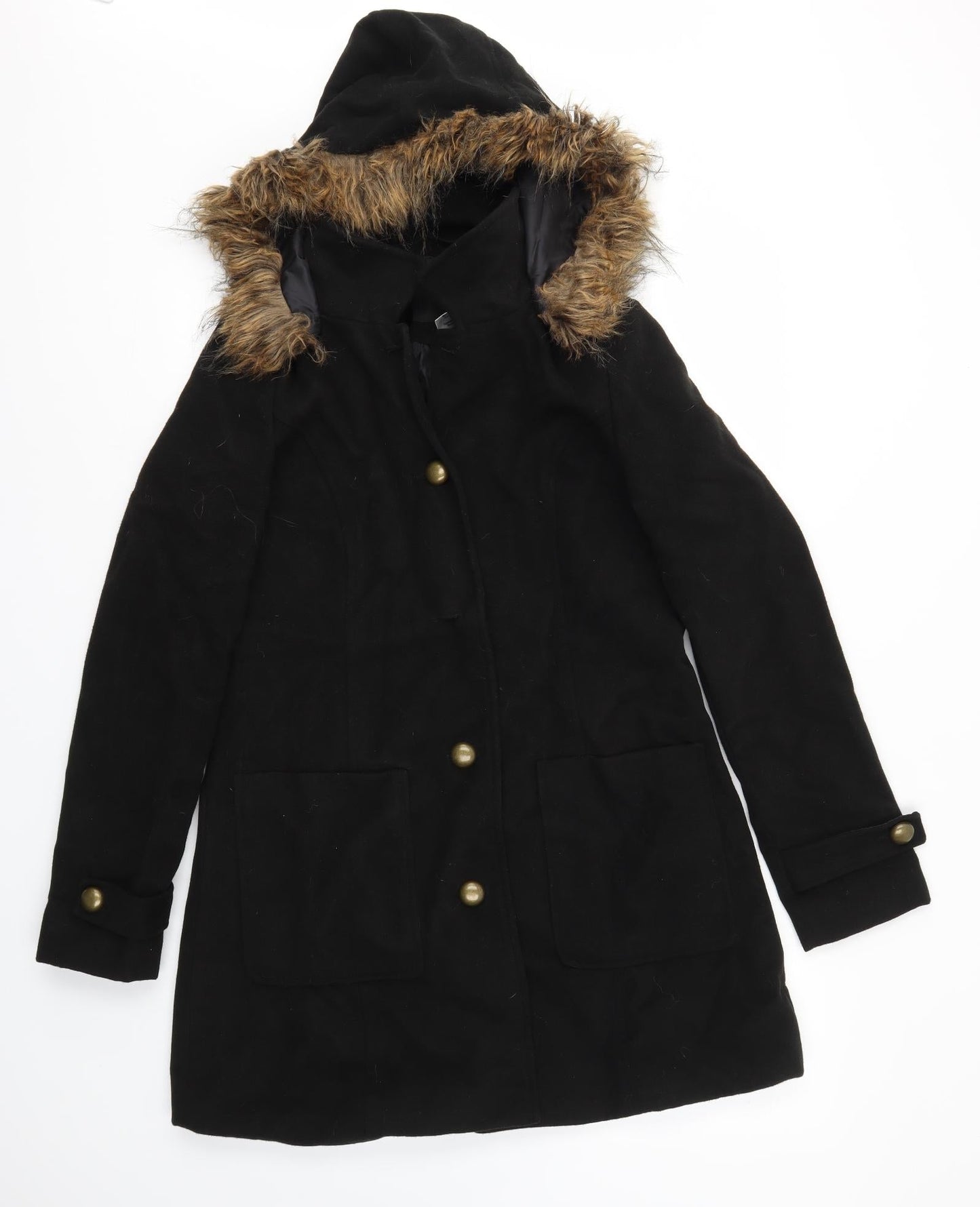 Womens UK Size 10 Essentials Black Jacket