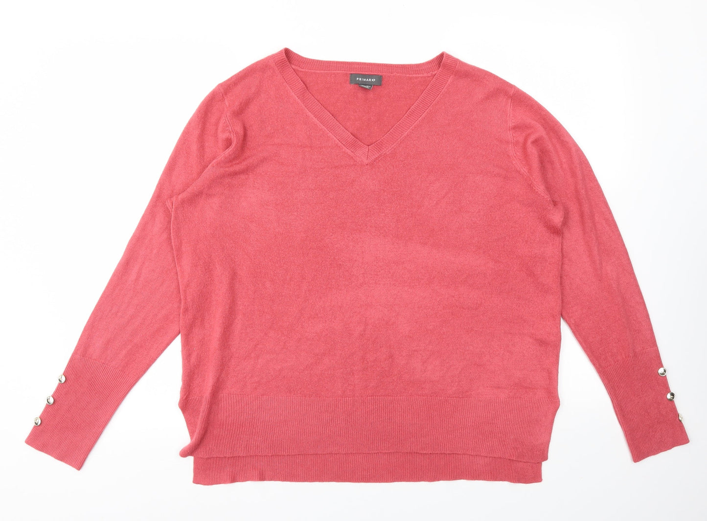 Primark Womens Pink   Pullover Jumper Size 14