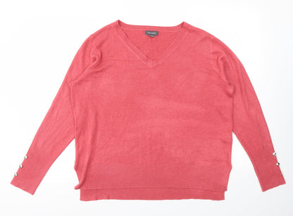 Primark Womens Pink   Pullover Jumper Size 14