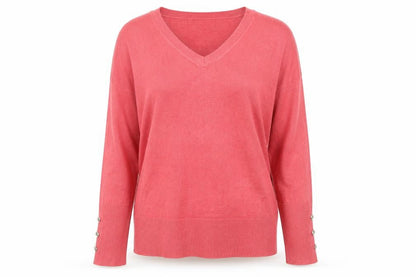 Womens UK Size 14 Primark Pink Pullover Jumper
