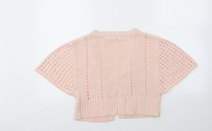 VILA Womens Pink   Cardigan Jumper Size M
