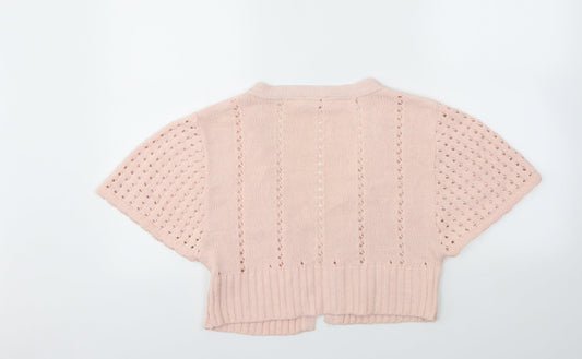 VILA Womens Pink   Cardigan Jumper Size M