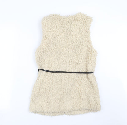 H&M Womens Beige   Gilet Jacket Size S