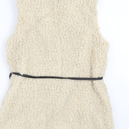 H&M Womens Beige   Gilet Jacket Size S