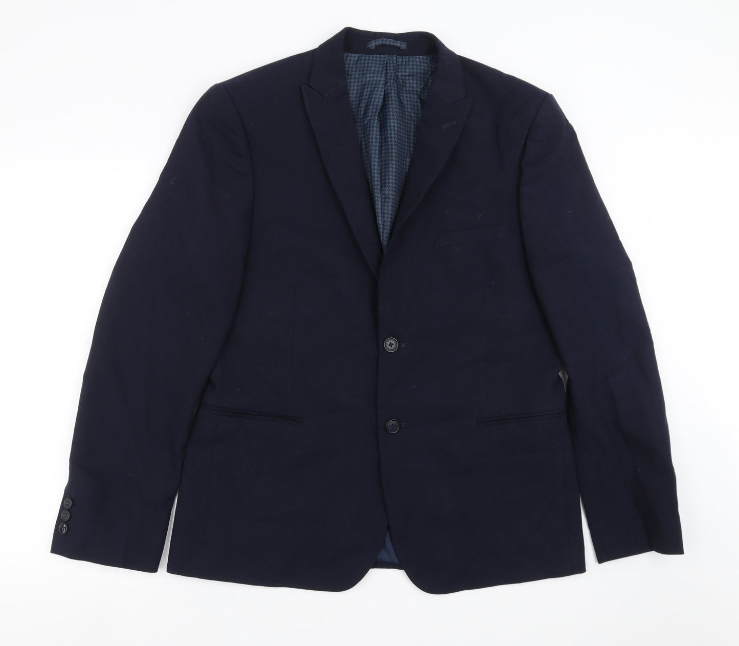 Mens UK Size 42 Marks and Spencer Regular Blue Suit Jacket