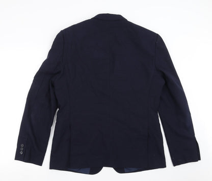 Mens UK Size 42 Marks and Spencer Regular Blue Suit Jacket