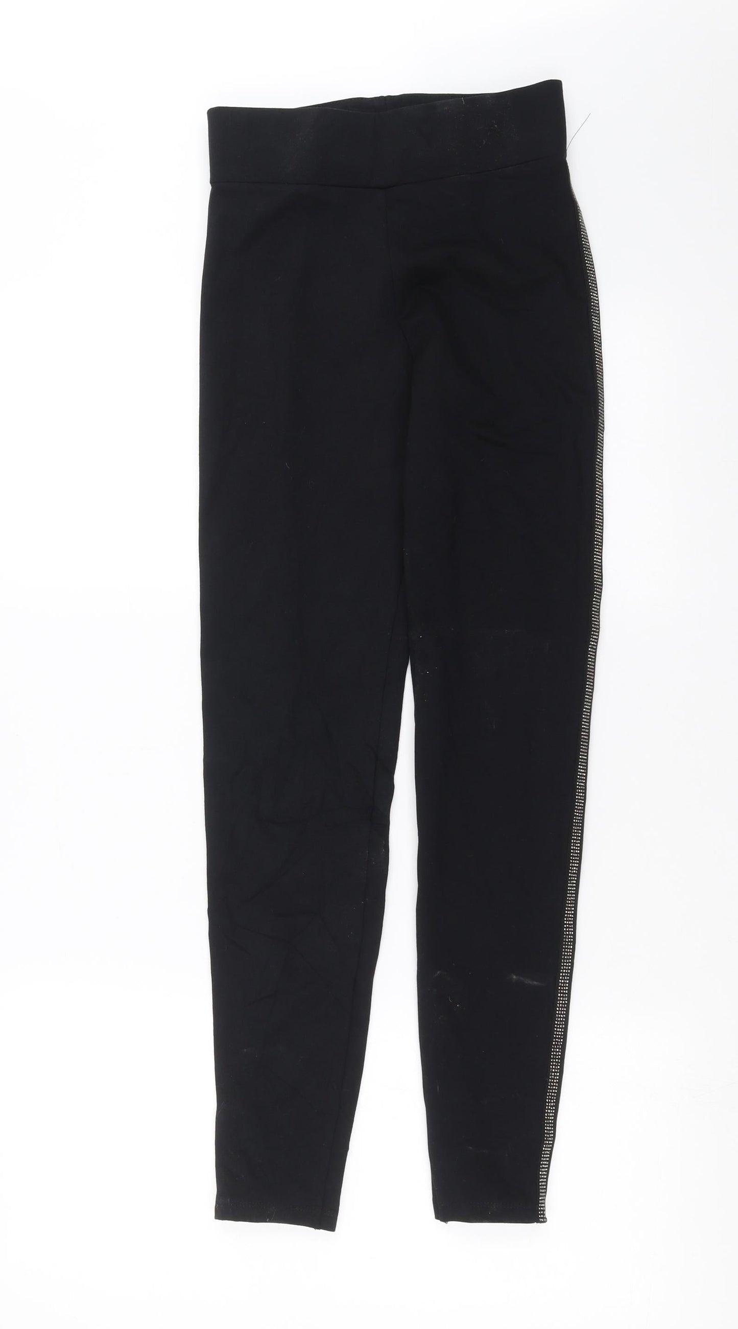 Womens UK Size 6 Marks and Spencer Extra-Slim Fit  Black Trousers
