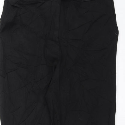 Womens UK Size 34 in Preworn Regular Fit  Black Trousers