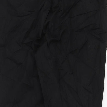 Womens UK Size 34 in Preworn Regular Fit  Black Trousers
