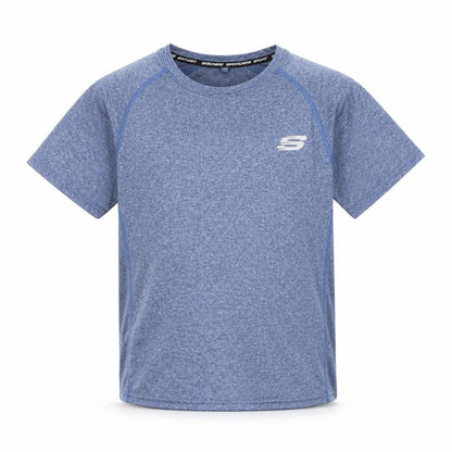 Skechers Boys Blue   Basic T-Shirt Size 10-11 Years  - active wear