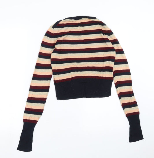 Womens UK Size S Zara Multicoloured Pullover Jumper
