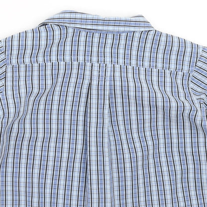 Ladybird Baby Blue Check  Basic Button-Up Size 6-9 Months
