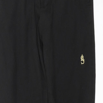 Banner Boys Black   Dress Pants Trousers Size S